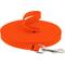 Show in main carousel: LupinePet Waterproof BioThane Dog Training Leash, 30-ft long, 3/4-in wide, Neon Orange, 30-ft long, Standard slide 1 of 5