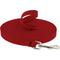 Show in main carousel: LupinePet Waterproof BioThane Dog Training Leash, 15-ft long, 3/4-in wide, Brick Red, 15-ft long, Standard slide 1 of 5