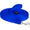 Show in main carousel: LupinePet Basic Solid Dog Training Leash, 15-ft long, 3/4-in wide, Blue, 15-ft long, Standard slide 1 of 4