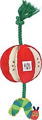 Multipet Eric Carle Caterpillar Apple Dog Toy, Yellow, 15-in slide 2 of 2