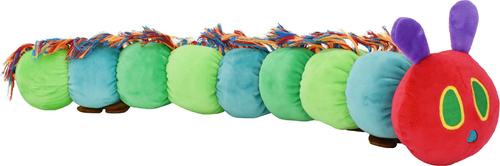 Show full view: Multipet Eric Carle Hungry Caterpillar Dog Toy, Multicolor, 18-in slide 3 of 3