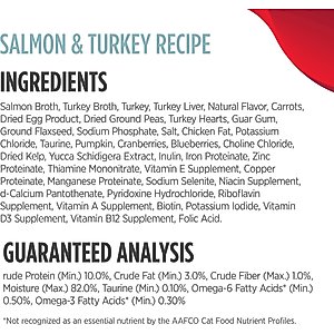 Nulo Freestyle Minced Salmon & Turkey, Minced Beef & Mackerel, Minced Turkey & Duck Grain-Free Variety Pack Canned Cat Food, 3-oz can, case of 12
