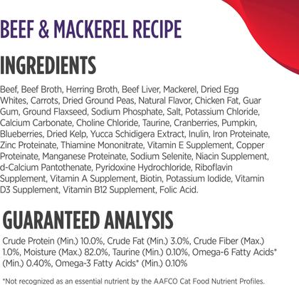 Show full view: Nulo Freestyle Minced Salmon & Turkey, Minced Beef & Mackerel, Minced Turkey & Duck Grain-Free Variety Pack Canned Cat Food, 3-oz can, case of 12 slide 6 of 12