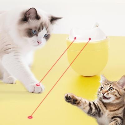 Show full view: EYS SpinChase Roly-Poly Wobble Double Laser Cat Toy slide 1 of 10