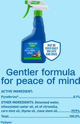 Show full view: Adams Botanicals Flea & Tick Pet & Home Spray, 16-fl oz bottle slide 9 of 10
