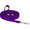 Show in main carousel: LupinePet Basic Solid Dog Training Leash, 30-ft long, 1/2-in wide, Purple, 30-ft long, Standard slide 1 of 5