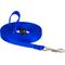 Show in main carousel: LupinePet Basic Solid Dog Training Leash, 15-ft long, 1/2-in wide, Blue, 15-ft long, Standard slide 1 of 5