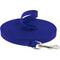 Show in main carousel: LupinePet Waterproof BioThane Dog Training Leash, 30-ft long, 3/4-in wide, True Blue, 30-ft long, Standard slide 1 of 4