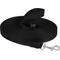 Show in main carousel: LupinePet Basic Solid Dog Training Leash, 15-ft long, 3/4-in wide, Black, 15-ft long, Standard slide 1 of 5