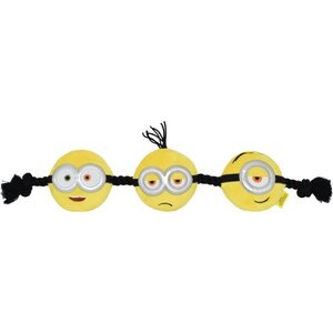 Multipet Minion Rope Dog Toy, Yellow, 17-in