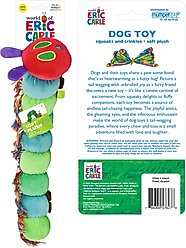 Multipet Eric Carle Hungry Caterpillar Dog Toy, Multicolor, 18-in