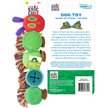 Multipet Eric Carle Hungry Caterpillar Tug Dog Toy, Multicolor, 9-in