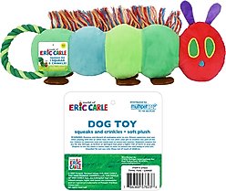 Multipet Eric Carle Hungry Caterpillar Tug Dog Toy, Multicolor, 24-in