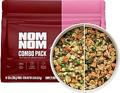 Nom Nom Freshly-Made Adult Grain-Free Combo Beef Mash & Chicken Cuisine Frozen Dog Food, 8.8-oz pouch, case of 10