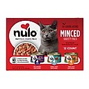 Nulo Freestyle Minced Salmon & Turkey, Minced Beef & Mackerel, Minced Turkey & Duck Grain-Free Variety Pack Canned Cat Food, 3-oz can, case of 12