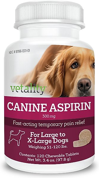 Vetality Canine Aspirin for Dogs
