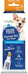 Vetality Brush Free Oral Gel Dental Care for Dogs, 0.88-fl oz bottle
