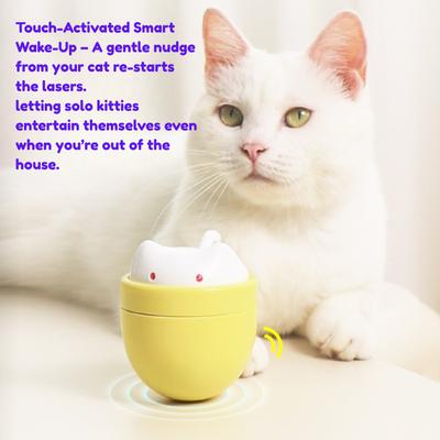 Show full view: EYS SpinChase Roly-Poly Wobble Double Laser Cat Toy slide 7 of 10