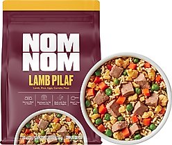 Nom Nom Freshly-Made Frozen Lamb Pilaf Dog Food, 7.9-oz pouch, case of 7