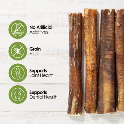 Show full view: Palz&Co Moodog 6-inch Beef Monster Bully Sticks Dog Treats, 25 count slide 6 of 10