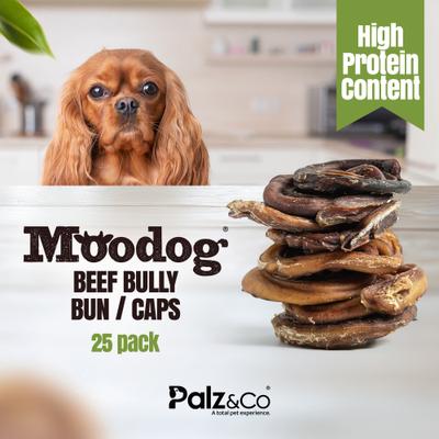 Show full view: Palz&Co Moodog Beef Bully Bun/Caps Dog Treats, 25 count slide 4 of 10