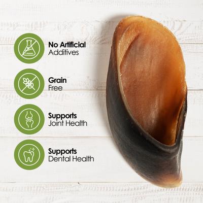 Show full view: Palz&Co Moodog Cow Hooves Dog Treats, 30 count slide 6 of 10