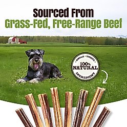 Palz&Co Moodog 6-inch Beef Thick Bully Sticks Dog Treats, 25 count slide 2 of 9