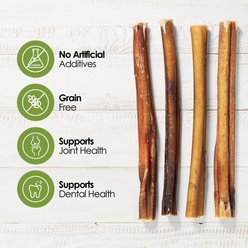 Palz&Co Moodog 6-inch Beef Standard Bully Sticks Dog Treats, 25 count slide 2 of 9