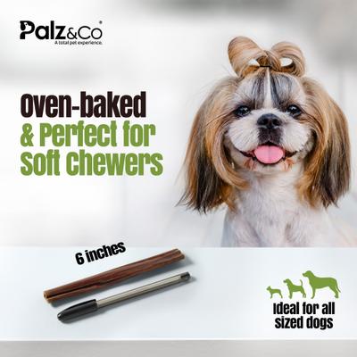 Show full view: Palz&Co Moodog 6-inch Beef Gullet Sticks Dog Treats, 25 count slide 7 of 10