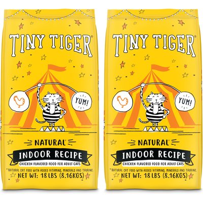 Tiny Tiger Tiny Tiger Natural Indoor Recipe Chicken Flavor Dry Cat Food, 36-lb bundle