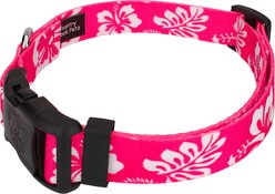 Country Brook Design Deluxe Hawaiian Dog Collar, Pink, Large slide 2 of 7