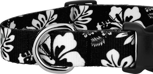 Show full view: Country Brook Design Deluxe Hawaiian Dog Collar, Black, Large slide 7 of 8