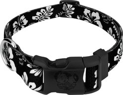 Country Brook Design Deluxe Hawaiian Dog Collar, Black, Large