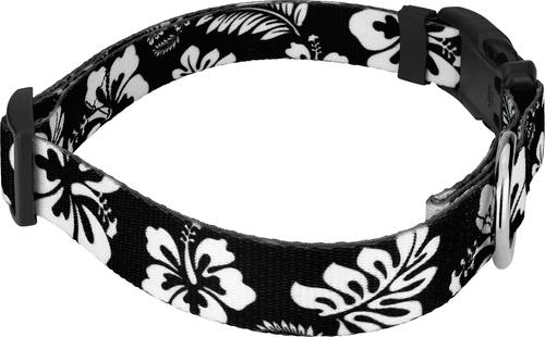 Show full view: Country Brook Design Deluxe Hawaiian Dog Collar, Black, Large slide 6 of 8