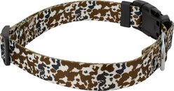 Country Brook Design Deluxe Cow Print Dog Collar, Small slide 2 of 8
