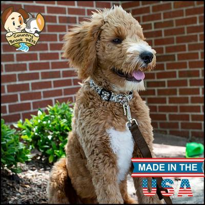 Show full view: Country Brook Design Deluxe Cow Print Dog Collar, X-Large slide 3 of 9