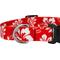 Show in main carousel: Country Brook Design Deluxe Hawaiian Dog Collar, Red, Medium slide 5 of 6
