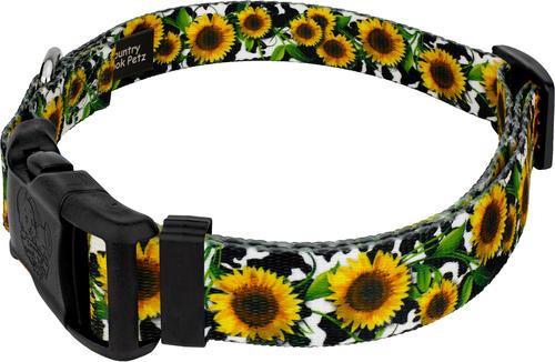 Show full view: Country Brook Design Deluxe Dairy Fields Dog Collar, X-Small slide 3 of 5