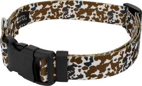 Show full view: Country Brook Design Deluxe Cow Print Dog Collar, X-Large slide 7 of 9