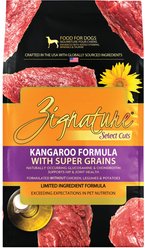 Zignature Select Cuts Kangaroo Formula Dry Dog Food, 12.5-lb bag