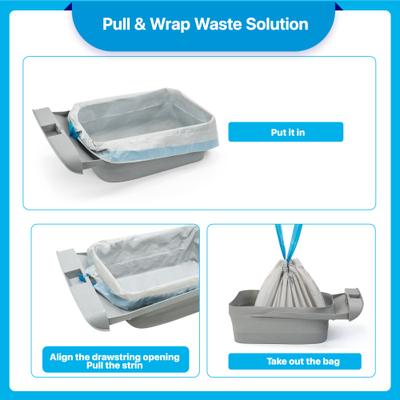 Show full view: Neakasa M1 Open Top Cat Litter Box Waste Receptacle Bags, 30 count slide 5 of 9