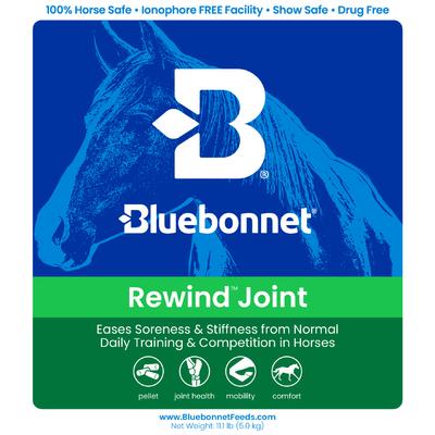 Show full view: Bluebonnet Feeds Rewind Joint Pellets Horse Supplement, 11.1-lb tub slide 2 of 6