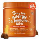 Zesty Paws Aller-Immune Bites Bacon Flavored Lysine Supplement for Cats, 60 count