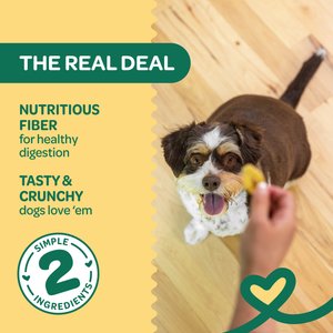 Wholesome Pride Pet Treats Banana Bites 100% All-Natural Limited Ingredient Dog Treats, 16-oz bag