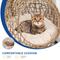 Show in main carousel: Yitahome Rattan Wicker Swing Cat Bed, Brown slide 3 of 8