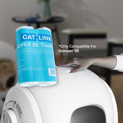 Show full view: CATLINK Trash Bags for SCOOPER-SE Self-Cleaning Cat Litter Box, 3-lb bag slide 3 of 8