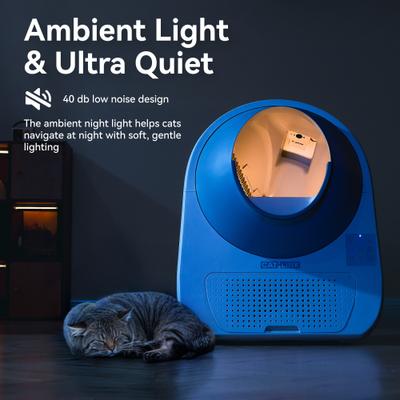 Show full view: CATLINK 2025 PRO Ultra Self-Cleaning Cat Litter Box with AI Camera slide 9 of 10