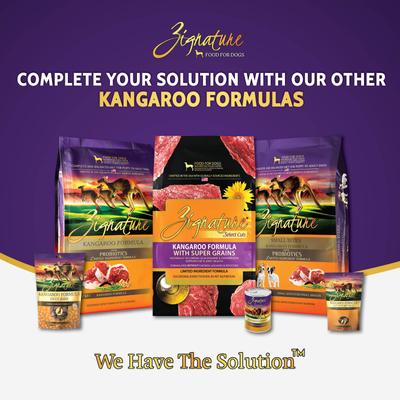Show full view: Zignature Select Cuts Kangaroo Formula Dry Dog Food, 12.5-lb bag slide 8 of 9