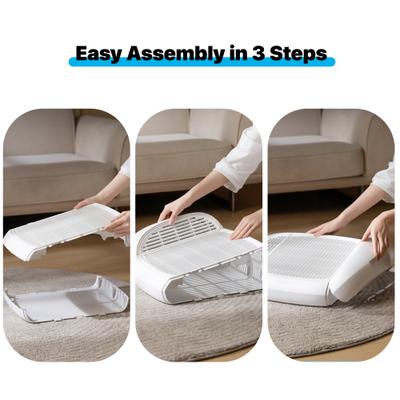 Show full view: Neakasa M1 Open Top Cat Litter Box Ramp Accessory, White slide 7 of 9