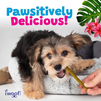 Show full view: Woof Island Adult Kalua Pork Sticks with Pineapple Natural Dog Chew Treats, 13.25-oz bag, 50 count slide 9 of 10